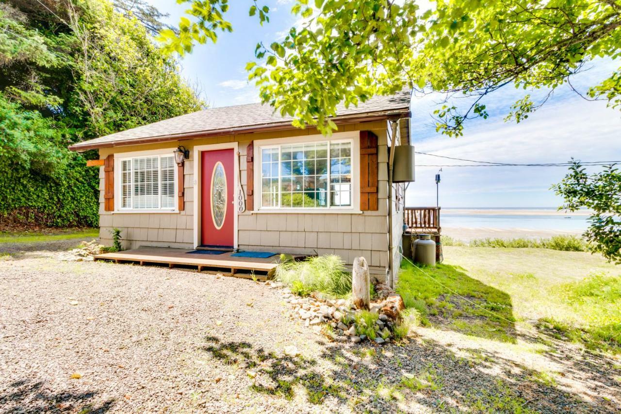 Happy Camp Beachfront Cabin Netarts Extérieur photo