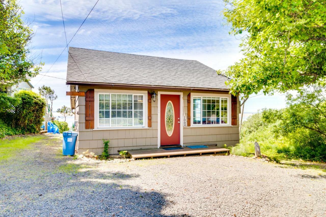 Happy Camp Beachfront Cabin Netarts Extérieur photo